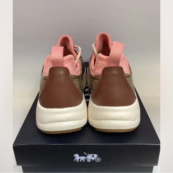 COACH C5774 C270 Tech Runners - Khaki/Saddle SIZE : 8.5 - Picture 7 of 10